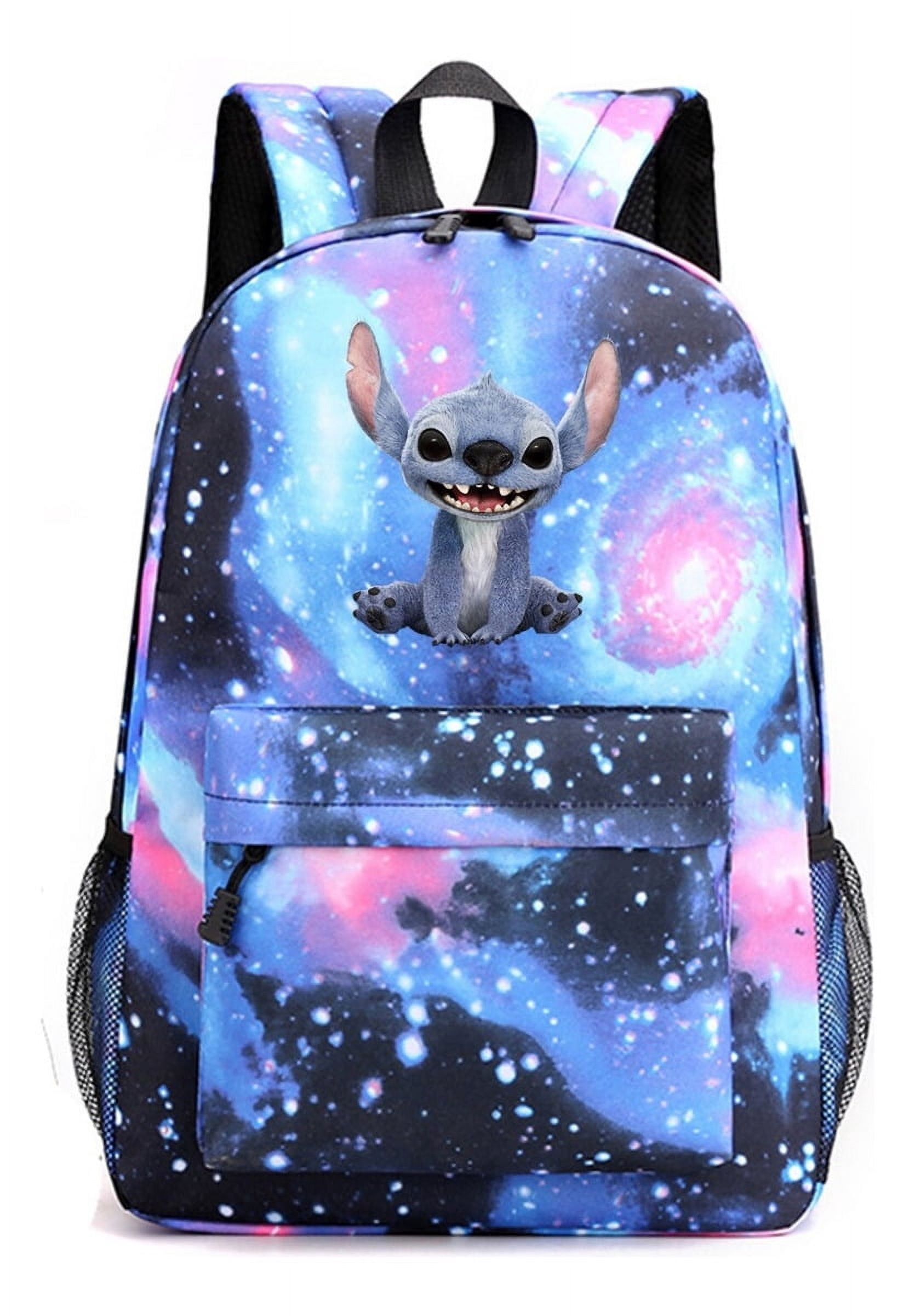 Backpack for Students with Stitch Artwork – Teens Durable School Bag