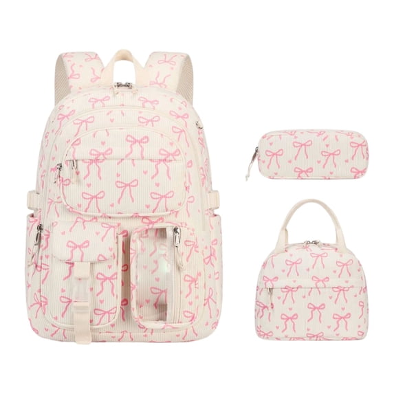 Backpack for Women Travel Laptop Backpack College Bookbag Backpack with Lunch Bag Pencil Bag