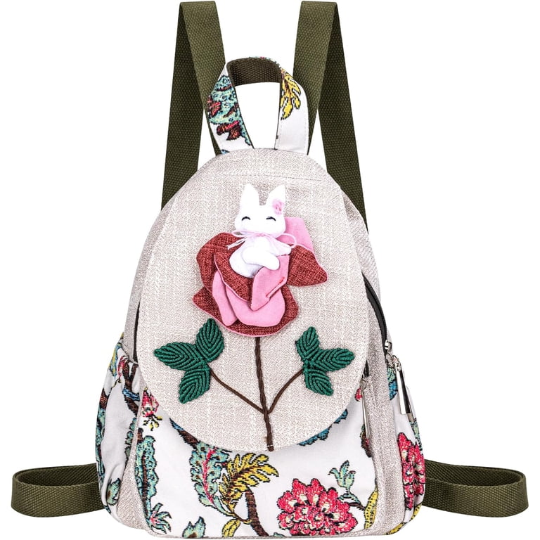 Crossbody/backpack hand woven Bag Amazon.com | Fashion Women Ladies Mini Travel Backpack Woven  main image 2