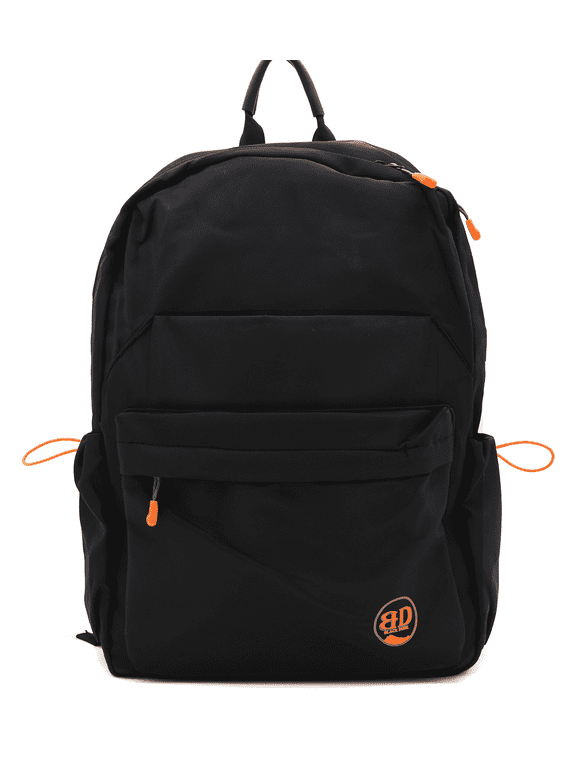 Unisex Laptop USB Pockets Backpack, Black