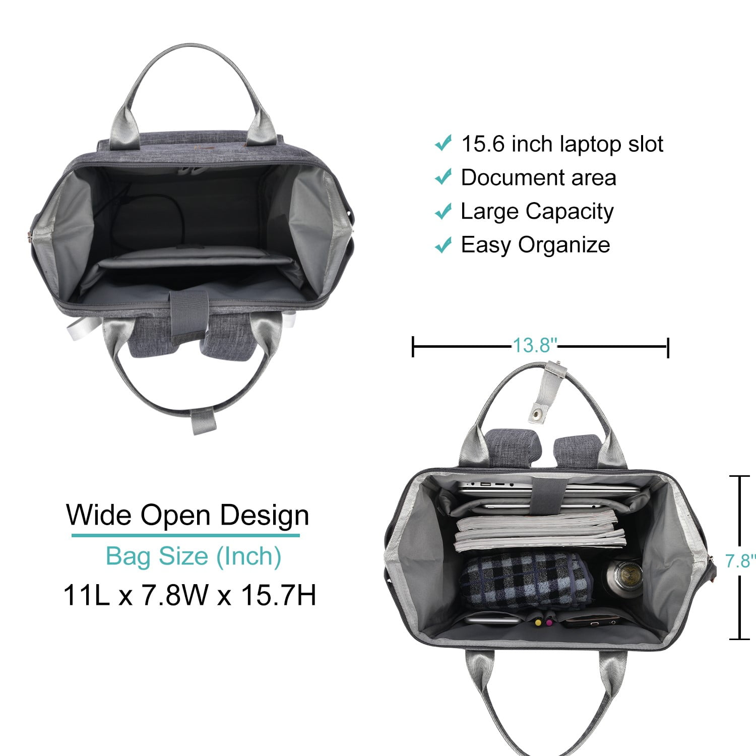 Ray Brand Backpack Bookbag - Walmart.com