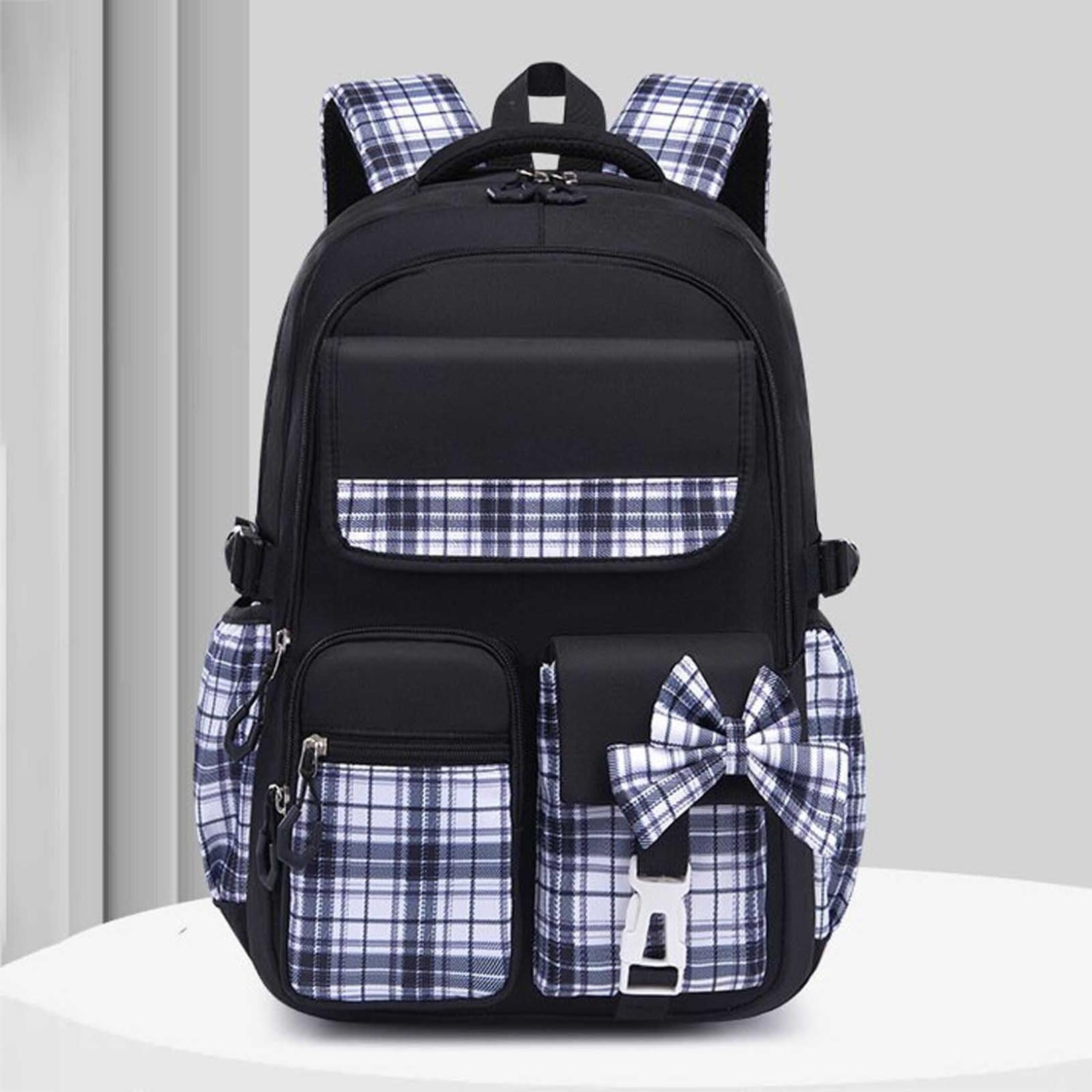 Backpack for school Multiple Pockets Bookbag Bag Multipocket