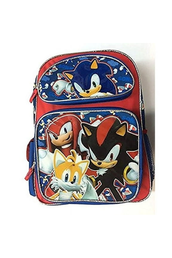 Backpack - - w/Shadow Kunckles Tails 16 School Bag 146485