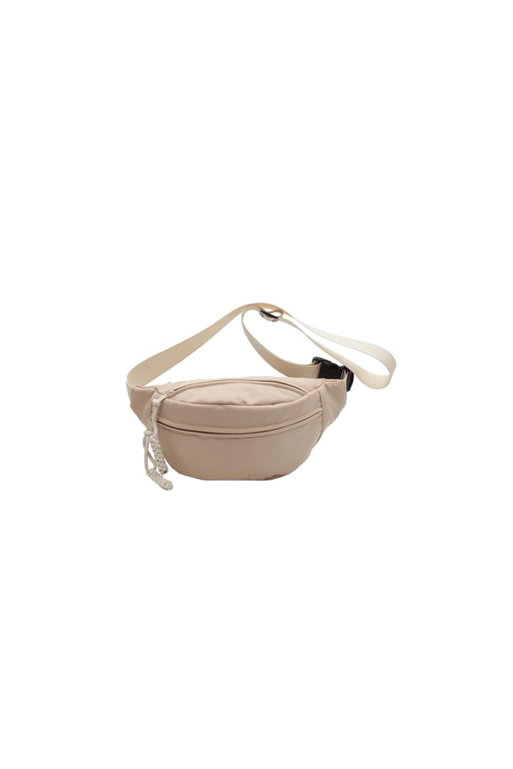 Backpack with Chest Strap Multi-Layer Canvas Sling Bag 32x15x11cm Backpack Travel Bag Casual Shoulder Bag for Hiking