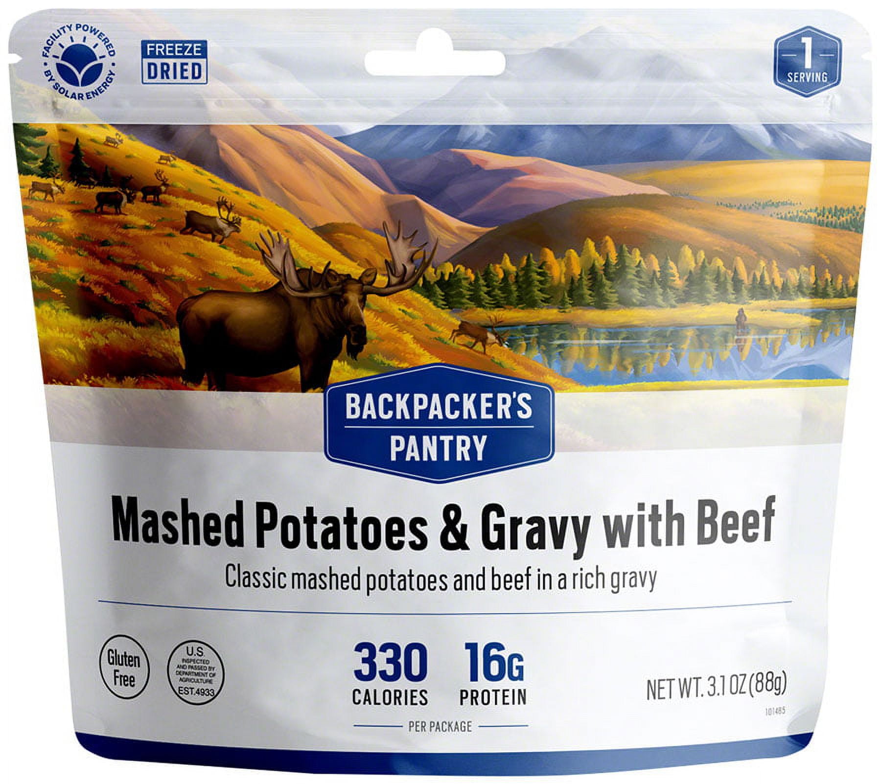 Backpacker's Pantry Mashed Potatoes and Gravy with Beef - 2 Servings