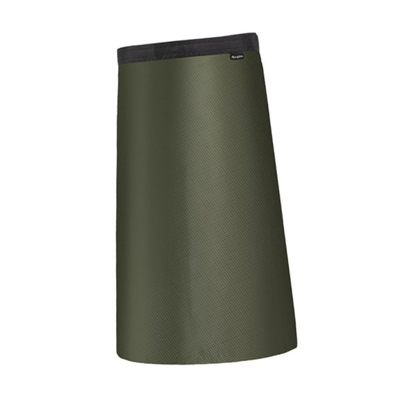 Backpacking Apron Rain Wrap Windproof Rainwear Half Poncho Waterproof Skirt for Camping, Picnic, Fishing, Outdoor Sports, Cycling Dark Green
