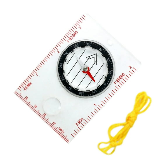 Backpacking Baseplate Map Compasses with Scale Orienteering Base Plate Compasses