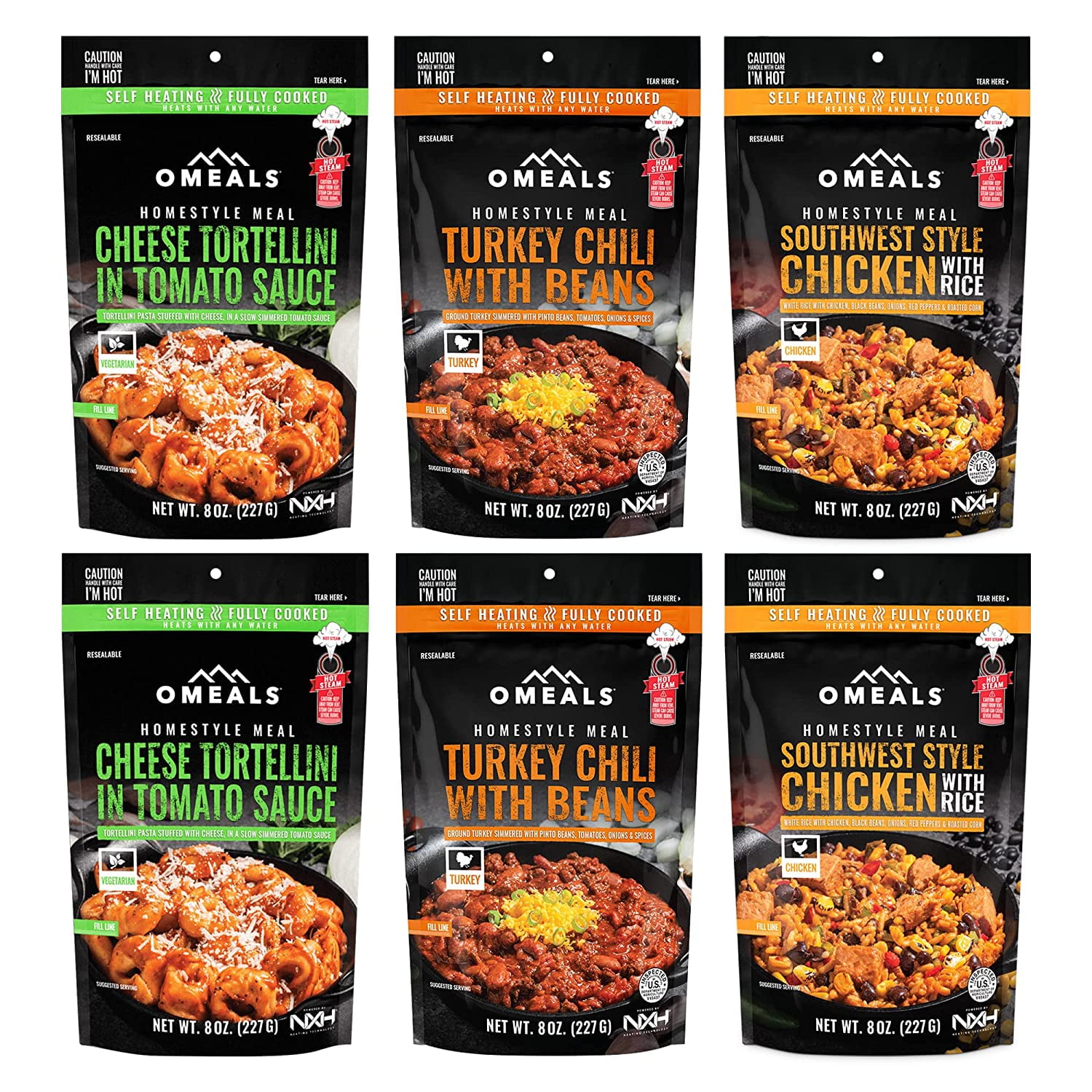 Backpacking Meals | 6 Good to Go Meals for Hiking Food | Self Heating Meals Ready to Eat Fresh | Just Add Water Meals \u0026 Camp Food | Emergency Food Supplies | Camping Food | MRE