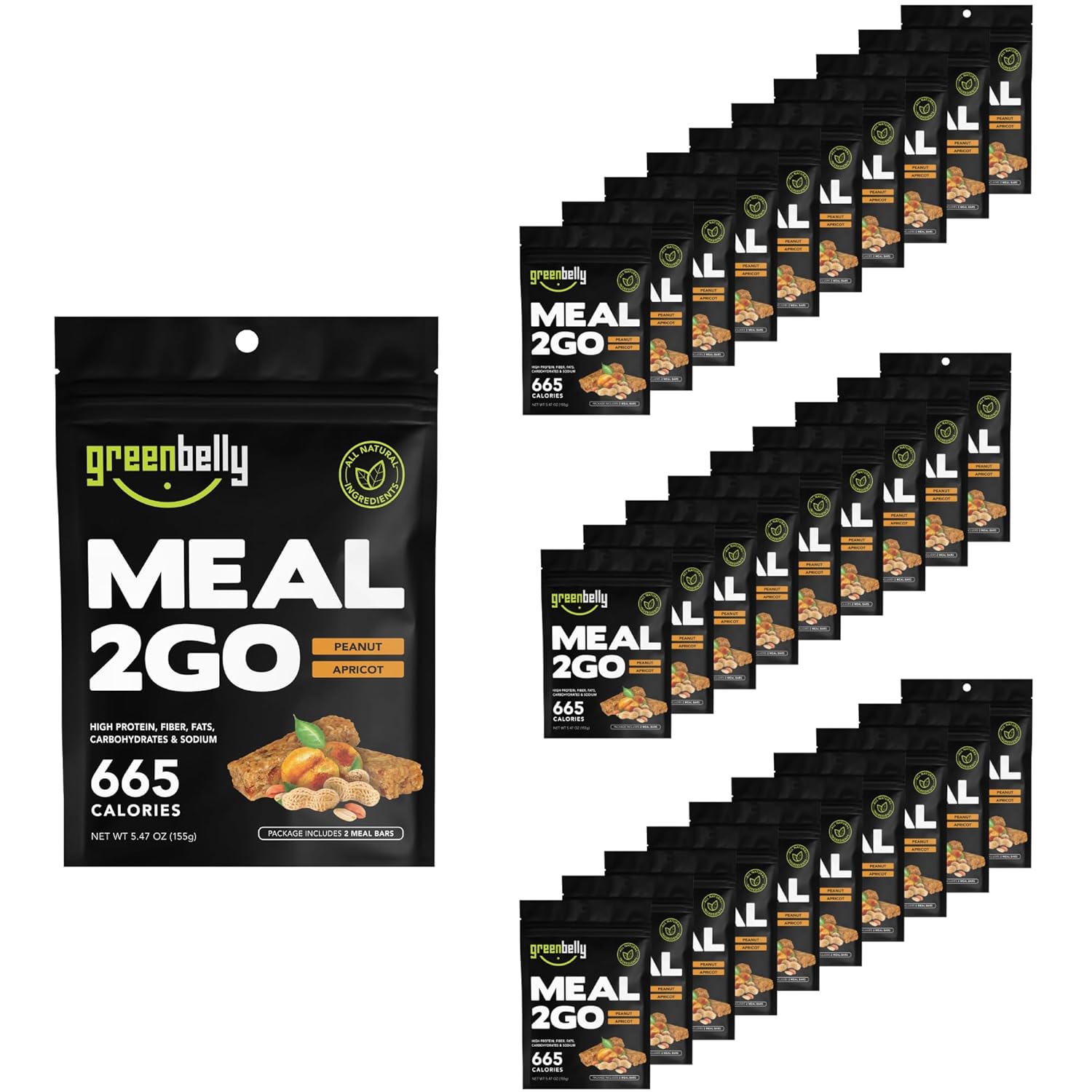Backpacking Meals All Natural Hiking Meal Bars 650 Calories & High
