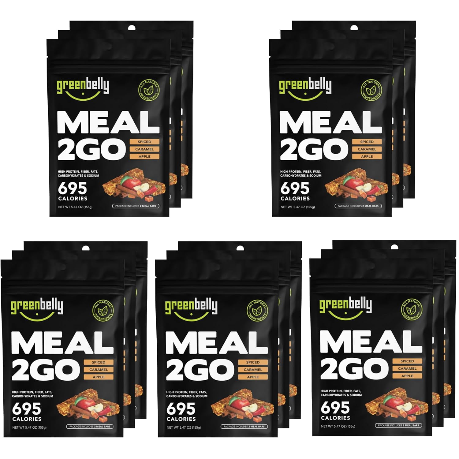 Backpacking Meals All Natural Hiking Meal Bars 650 Calories & High