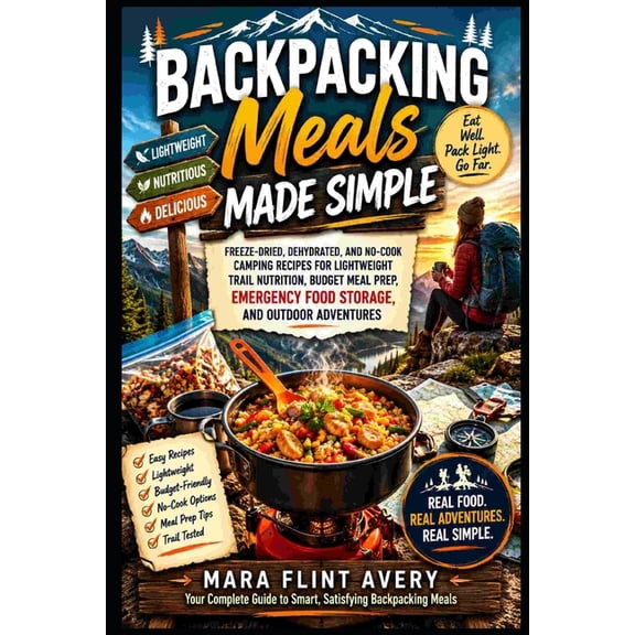 Backpacking Meals Made Simple: Freeze-Dried, Dehydrated, and No-Cook Camping Recipes for Lightweight Trail Nutrition, Bu, (Paperback)