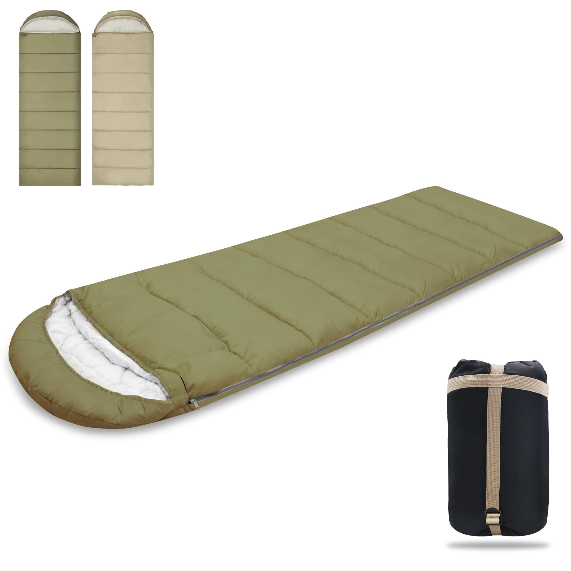 Backpacking Sleeping Bags for Adults, Unzip to Blanket, Waterproof, Lightweight, Camping, Portable Sleeping Bags Outdoor Travel Hiking