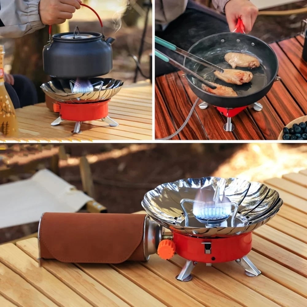 Backpacking Stove, Bottletop Propane Camping Stove, Portable Adjustable ...