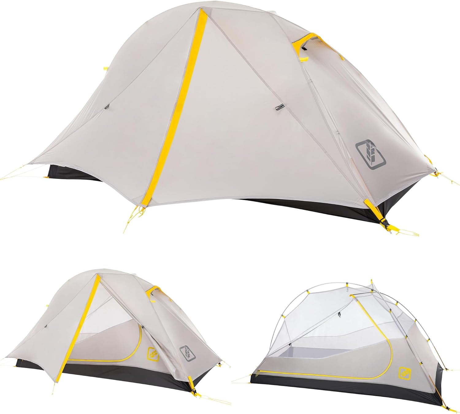 Backpacking Tent Lightweight for 3Season Outdoor Camping, Hiking, and Biking includes
