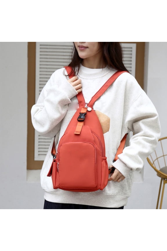 Backpacks For School Women Shoulder Bag Cloth Backpack Man Casual Chest Bag Crossbody Bag