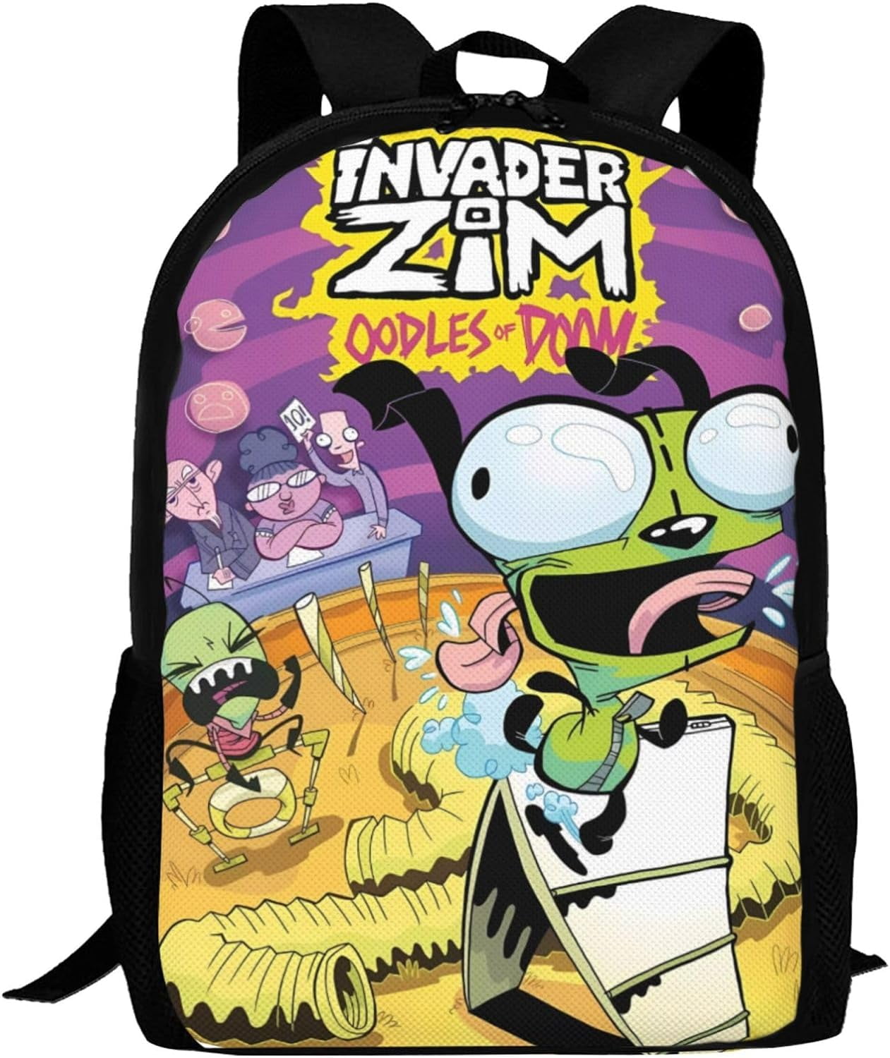 Backpacks Invader Zim Adjustable Laptop Backpack Double Shoulder Bag ...