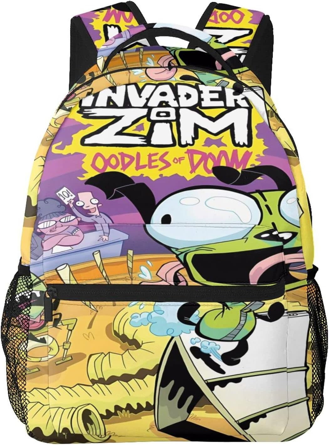 Backpacks Invader Zim Adjustable Laptop Backpack Double Shoulder Bag ...