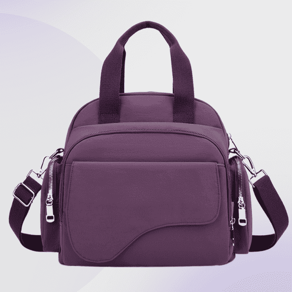 Backpacks Purse for Women Fashion Crossbody Bags with Multiple Pockets, Shoulder Bags Multipurpose Design Handbag Ladies Travel Backpack, Purple