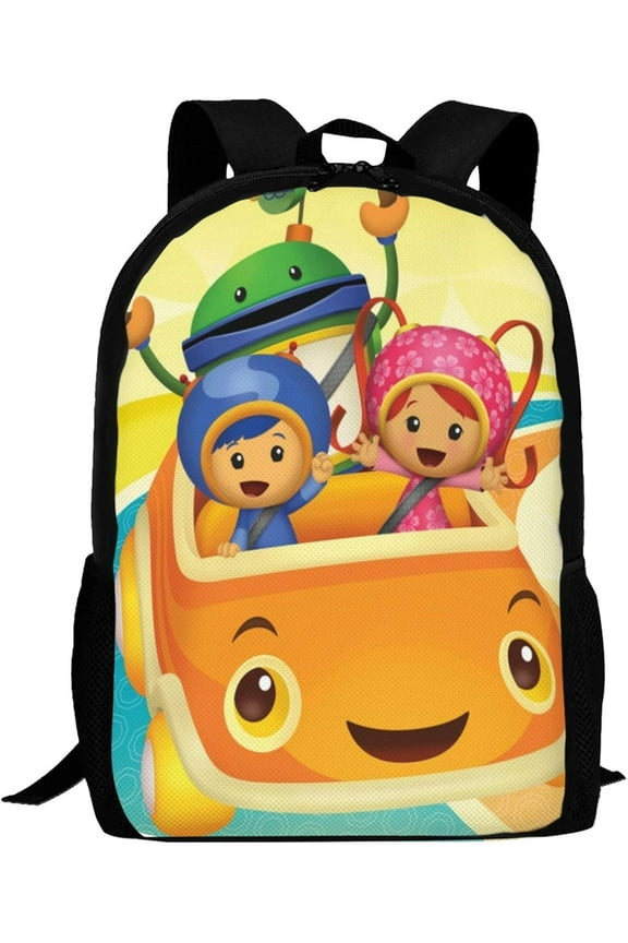 Backpacks Team Anime Umizoomi Adjustable Laptop Backpack Double Shoulder Bag for Women Men Climbing Shopping Work