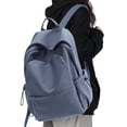 thumbnail image 1 of Backpacks for Women Men School Bag Cute Backpack for College Students Lightweight Backpacks Book Bags Waterproof Gym Backpack Simple Laptop Backpack Casual Daypack Blue-Purple, 1 of 11