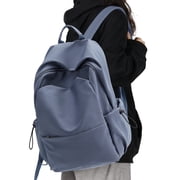 Backpacks for Women Men School Bag Cute Backpack for College Students Lightweight Backpacks Book Bags Waterproof Gym Backpack Simple Laptop Backpack Casual Daypack Blue-Purple