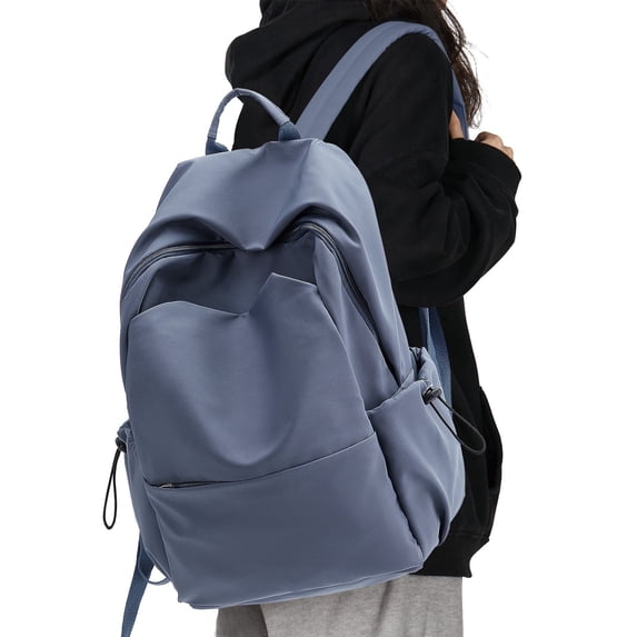 Backpacks for Women Men School Bag Cute Backpack for College Students Lightweight Backpacks Book Bags Waterproof Gym Backpack Simple Laptop Backpack Casual Daypack Blue-Purple