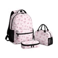 thumbnail image 1 of Backpacks for Girls, 3PCS Girls Backpack with Lunch Box Pencil Set, Bow Bookbag for Kids, Teens, Elementary Middle High College School Student, 1 of 5