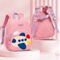 thumbnail image 1 of Backpacks for Girls Cartoon Airplane Kids Backpack Lightweight Cute Preschool Kindergarten Daypack Pink L, 1 of 4