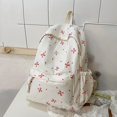 thumbnail image 1 of Backpacks for Kids Girls Bowknot Backpack Japanese Style Cute Large Capacity Student School Bag Red One Size, 1 of 9