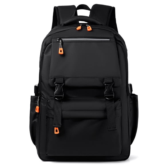 Travel Backpack for Men, Hiking Backpack with USB Charging Port Student Bookbag, 14 inch Women Laptop Backpack for School College Gym, Black