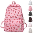 thumbnail image 1 of Backpacks for Girls Bow Backpack Cute Preppy Daypack for Students Lightweight School Bookbag Hot Pink One Size, 1 of 4