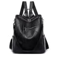thumbnail image 1 of Backpacks for Women Fashion Bookbag Backpack for Women Simple Large Capacity Daypack Black One Size, 1 of 8