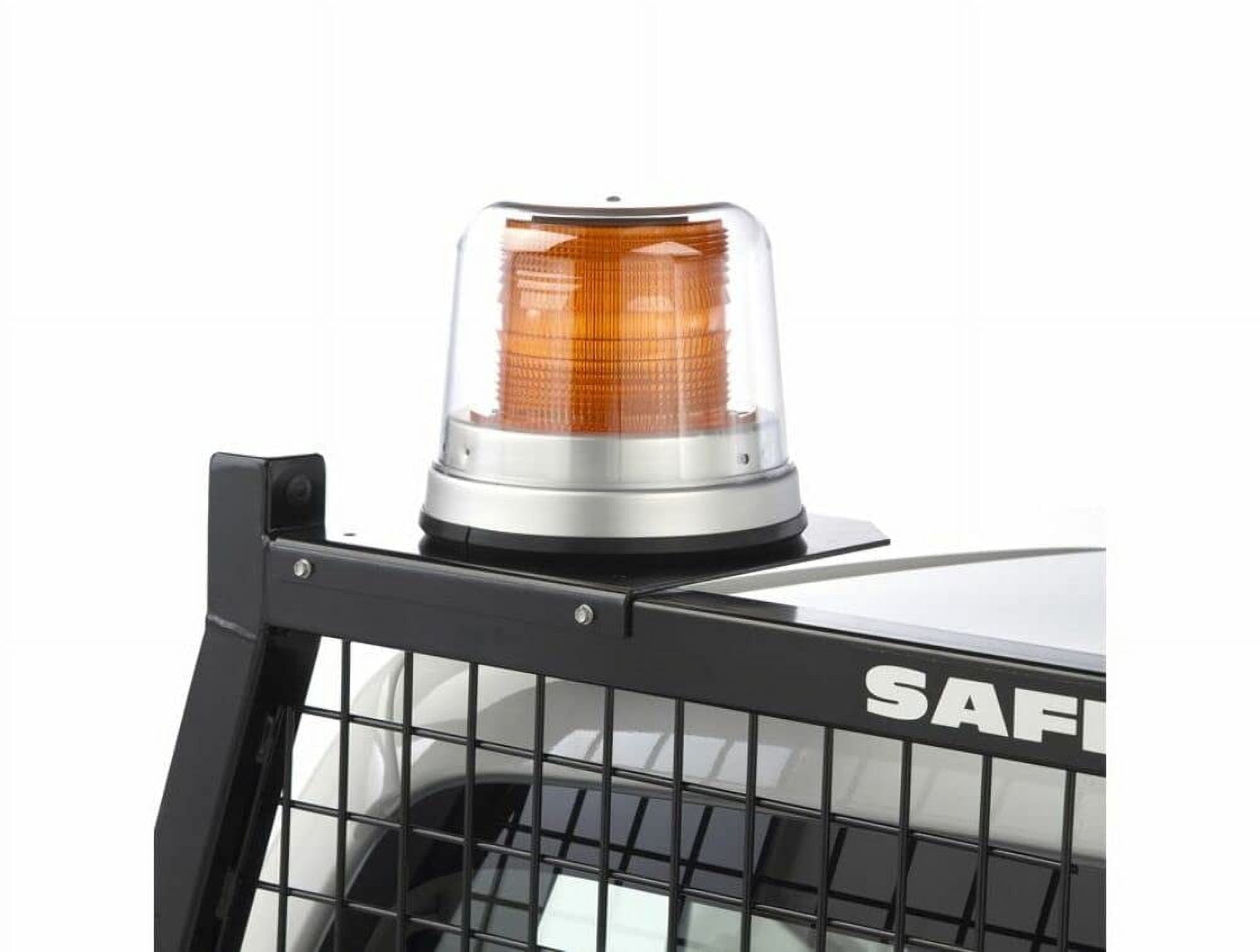 Back Rack Strobe Backrack(TM) Light Bracket for round strobe lights, Driver's side mount ...