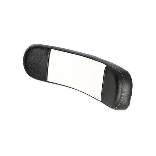 Backrest - Vinyl Black/White fits White 2-62 fits Oliver 770 880 1550 1555 1600 1650 1655 1800 1850 1900 1950 fits Minneapolis Moline G750 156255A