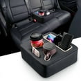 thumbnail image 1 of Backseat Cup Holder for Car, PU Couch Sofa Bed, Car Back Seat Tray Organizer, 1 of 7