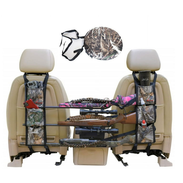 Mimigo 2ps Seat Back Gun Rack, Camo Backseat Gun Sling Bag avec