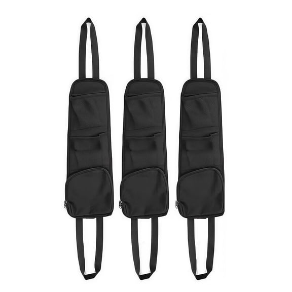 3 PCS Backseat Side Hanging Car Storage Bags For Organizing Essentials