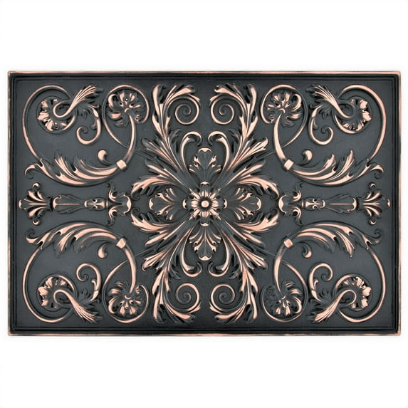 Backsplash Tile for Kitchen and Fireplace Royal 12 x 18 Metal Mural Oil Rubbed Bronze