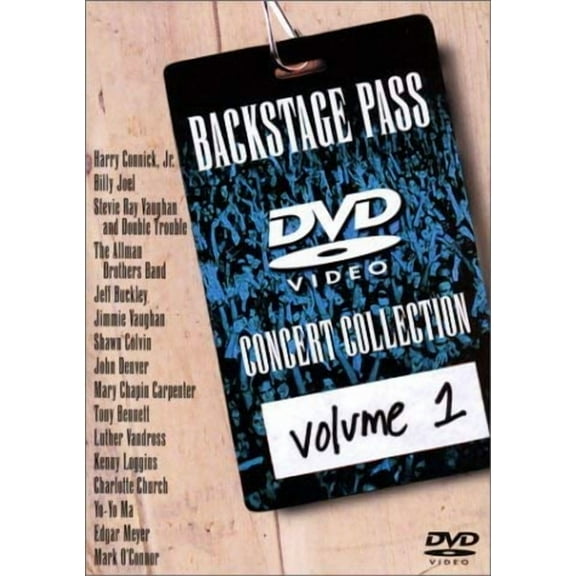 Backstage Pass - DVD Concert Collection Vol. 01 NEW
