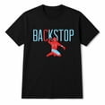 thumbnail image 1 of Backstop Baseball Graphic T-Shirt, Unisex Classic Fit Tee, 1 of 9