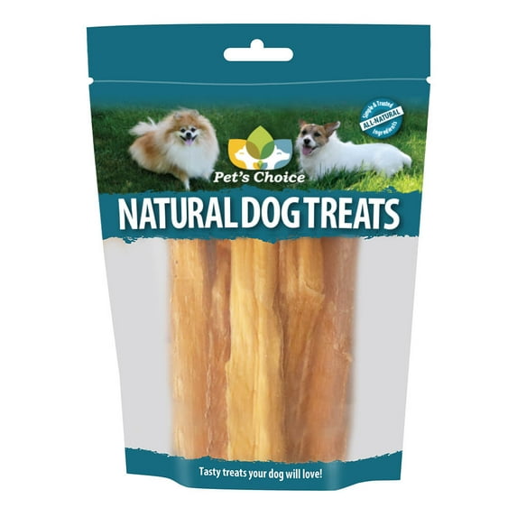 6" Beef Backstraps for Dogs 6pcs – All-Natural, Delicious Chews for Healthy Digestion & Dental Health
