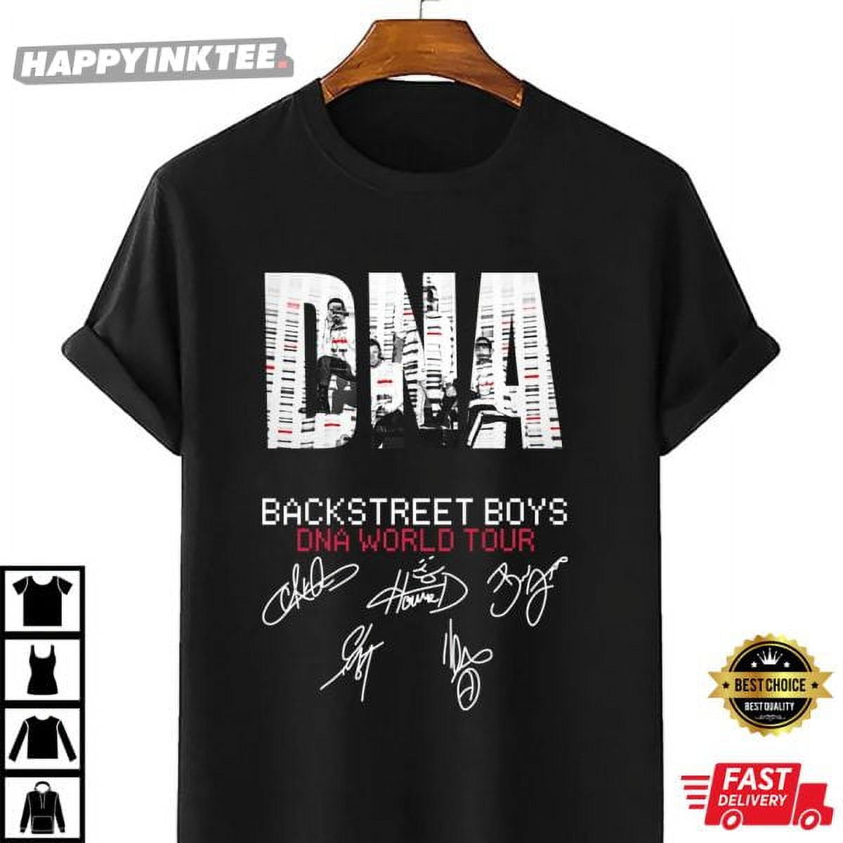 Backstreet Boys DNA World Tour BSB Fan Gift TShirt