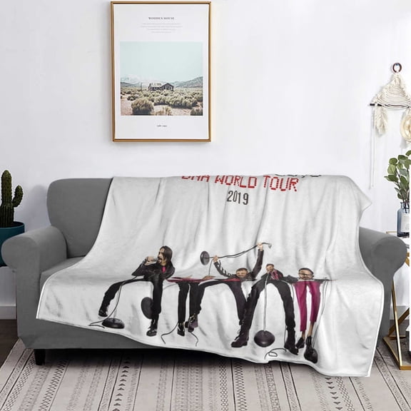 Backstreet Boys Dna Tour 2019 Flannel Blanket Funny Ultra-Soft Micro Warm Throw Blanket Fleece Blanket Interesting Gift 80"X60"