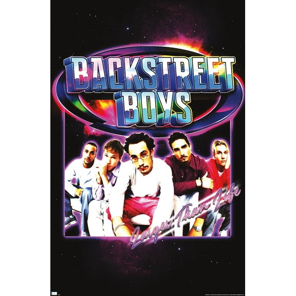 Backstreet Boys - Larger Than Life Wall Poster, 22.375" x 34"