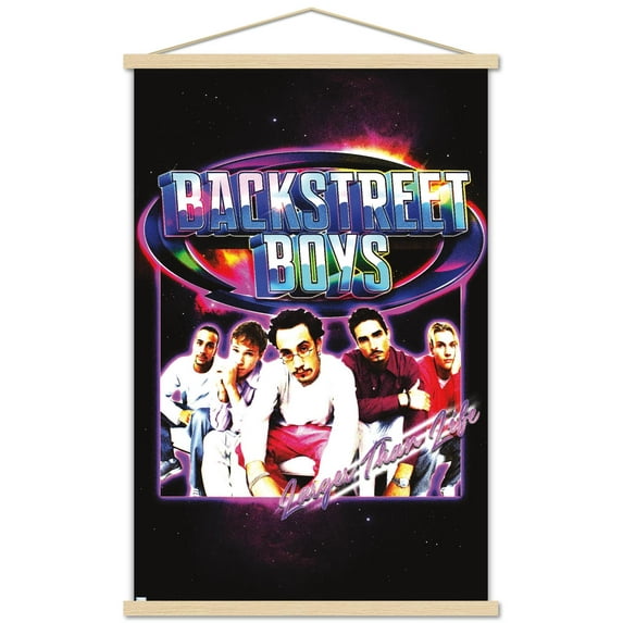 Backstreet Boys - Larger Than Life Wall Poster with Magnetic Frame, 22.375" x 34"