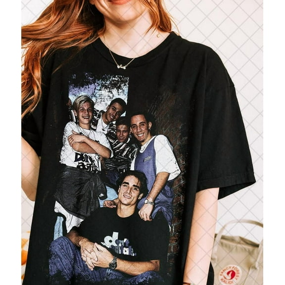 Backstreet Boys Millennium Vintage T-Shirt, BSB Concert 2025 Shirt, Backstreet Boys Band Tee, Gift For Women and Man,Black Color,Size L