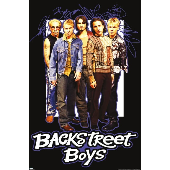 Backstreet Boys - Signatures Wall Poster, 22.375" x 34"