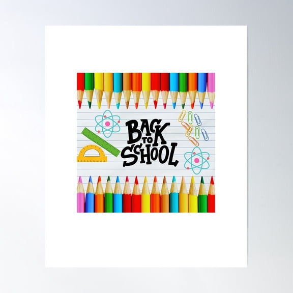 Backtoschool Classroom Study Time Poster Wall Art, Modern Wall Decor For Living Room Bedroom, 24x36 UNFRAMED