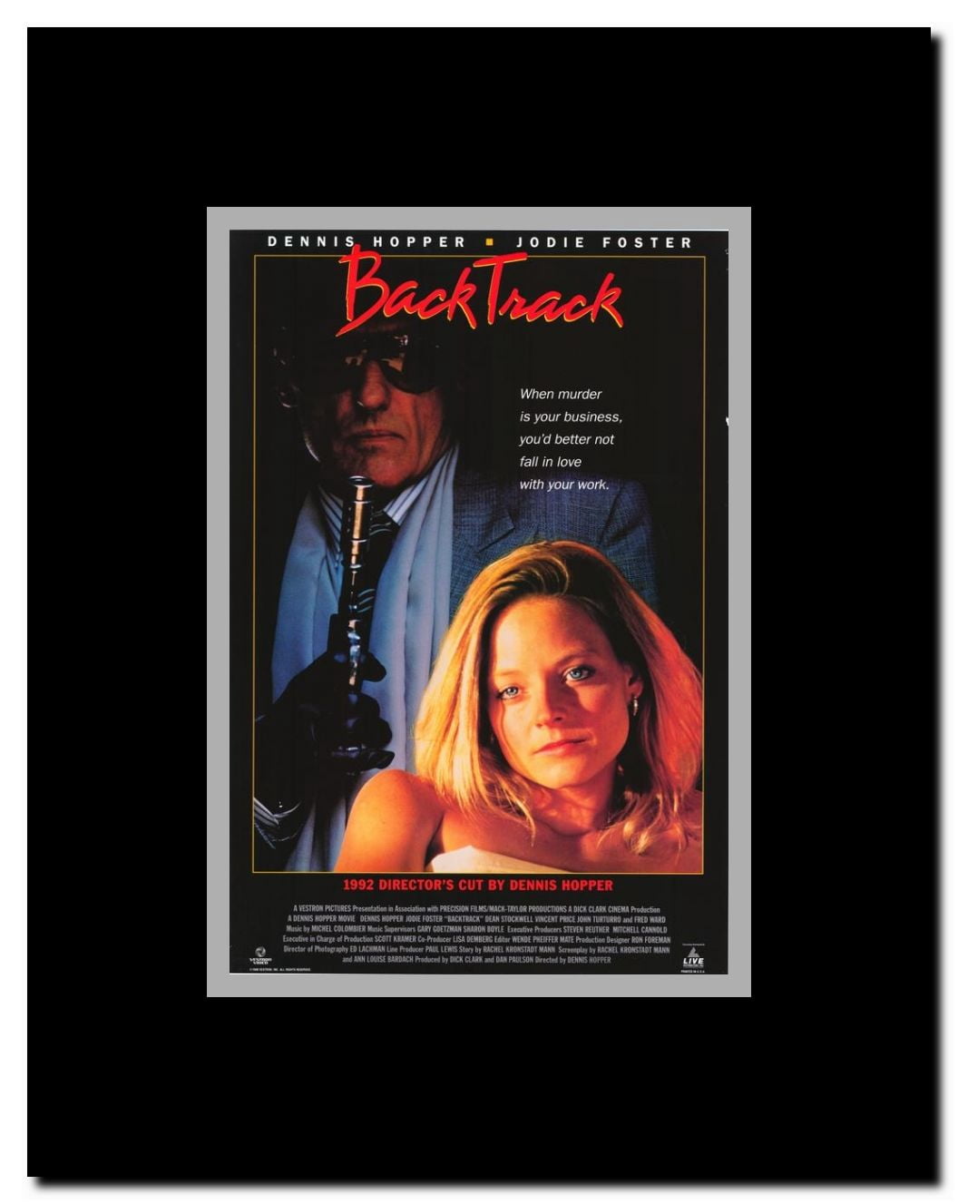 Backtrack Framed Movie Poster