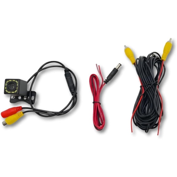 Backup Camera for Car 170 Wide Angle Rear View Camera with 12 LED Night Vision, Waterproof Reversing Camera for Cars Trucks SUVs, Universal Back Up Camera Kit for Vehicles, Easy Install